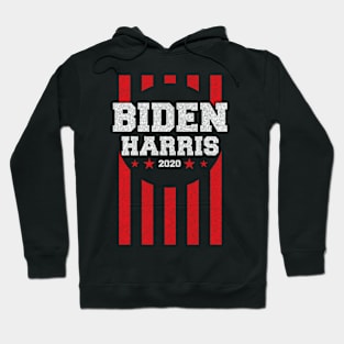Red US flag stripes Biden & harris 2020 political gifts Hoodie